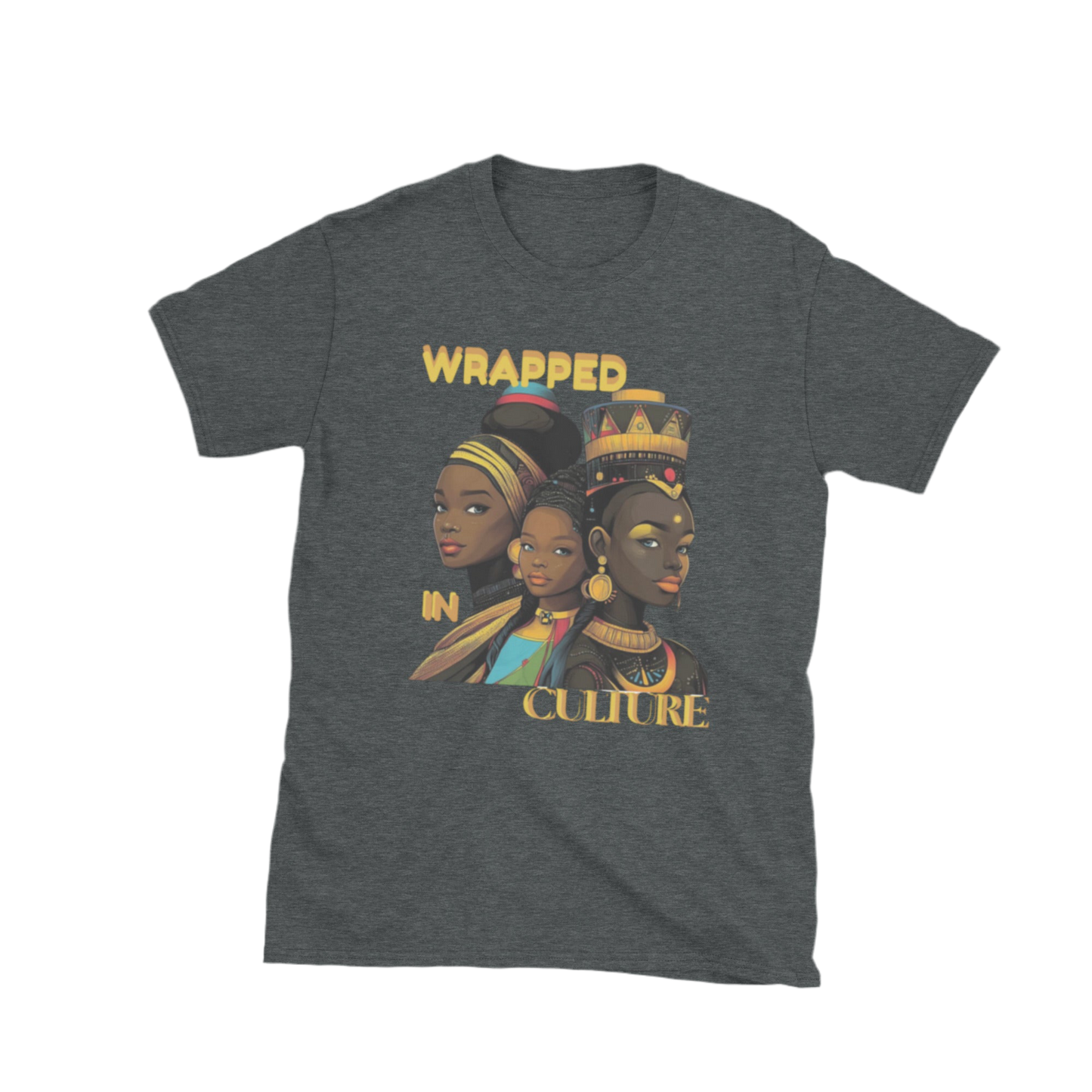 Wrapped in Culture Short-Sleeve Cotton T-Shirt - 10 Colors