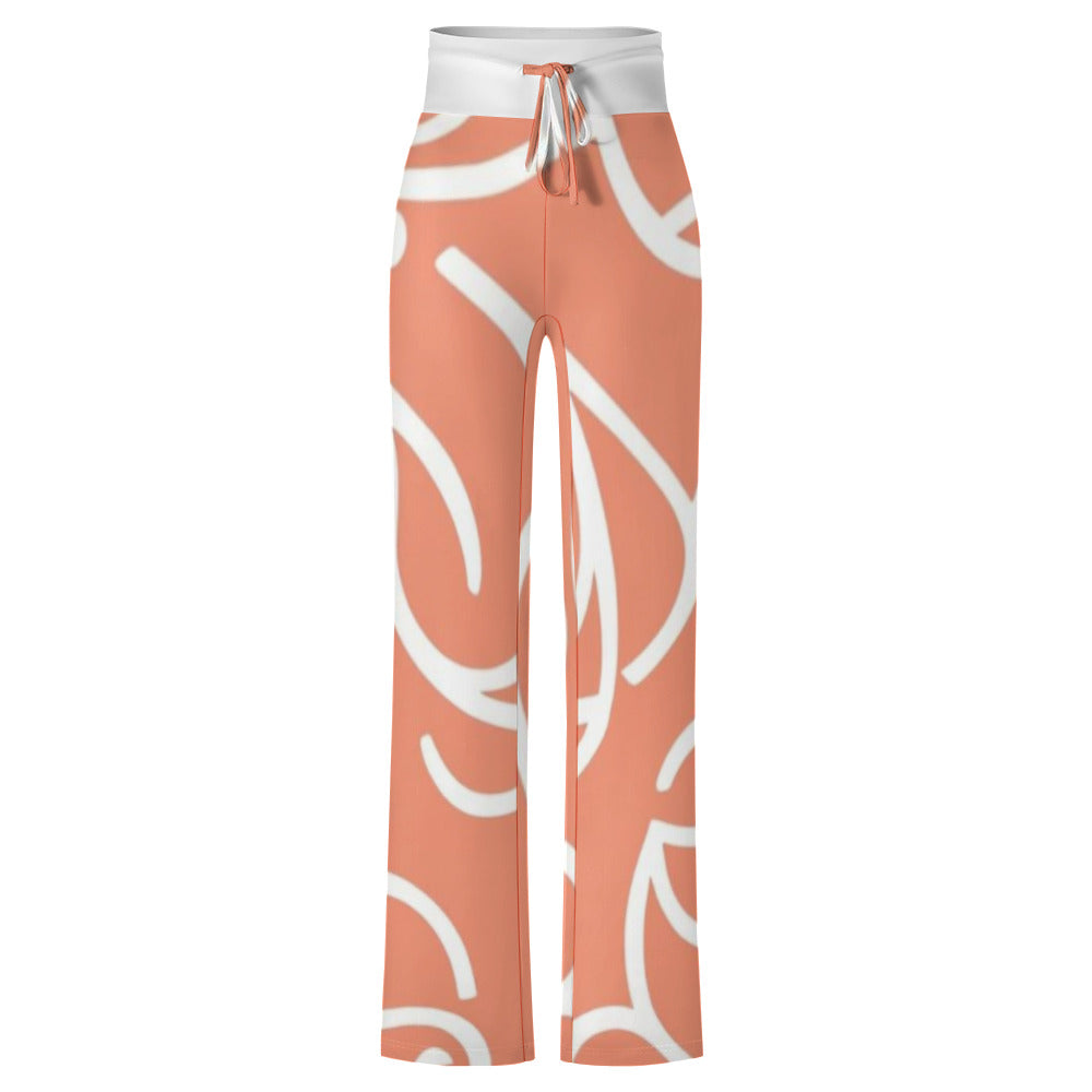 Styled Straight Lace-Up Yoga Pants - 5 Styles Availabe
