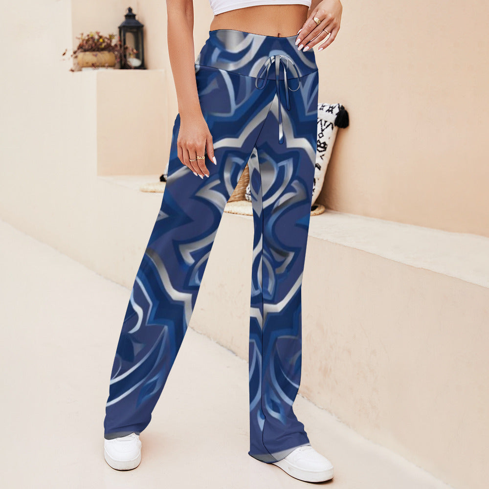 Styled Straight Lace-Up Yoga Pants - 5 Styles Availabe