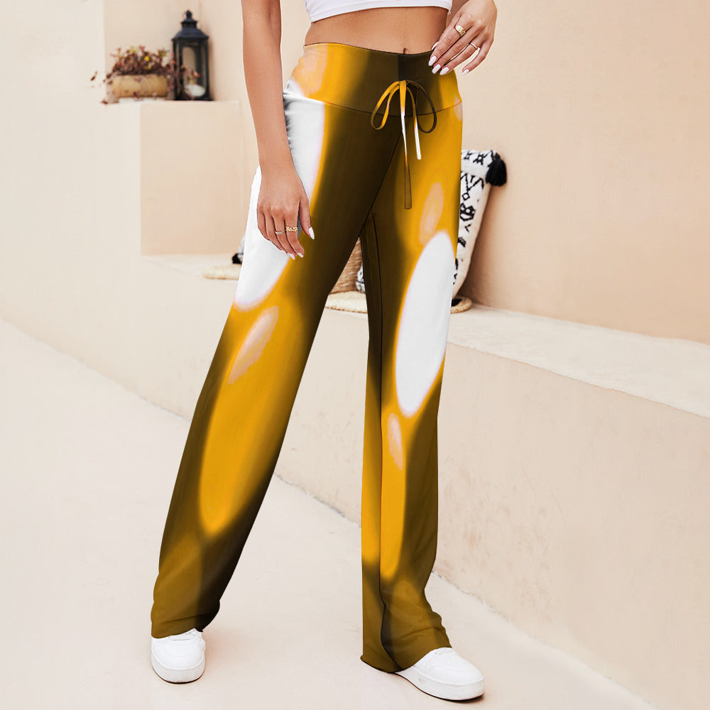 Styled Straight Lace-Up Yoga Pants - 5 Styles Availabe