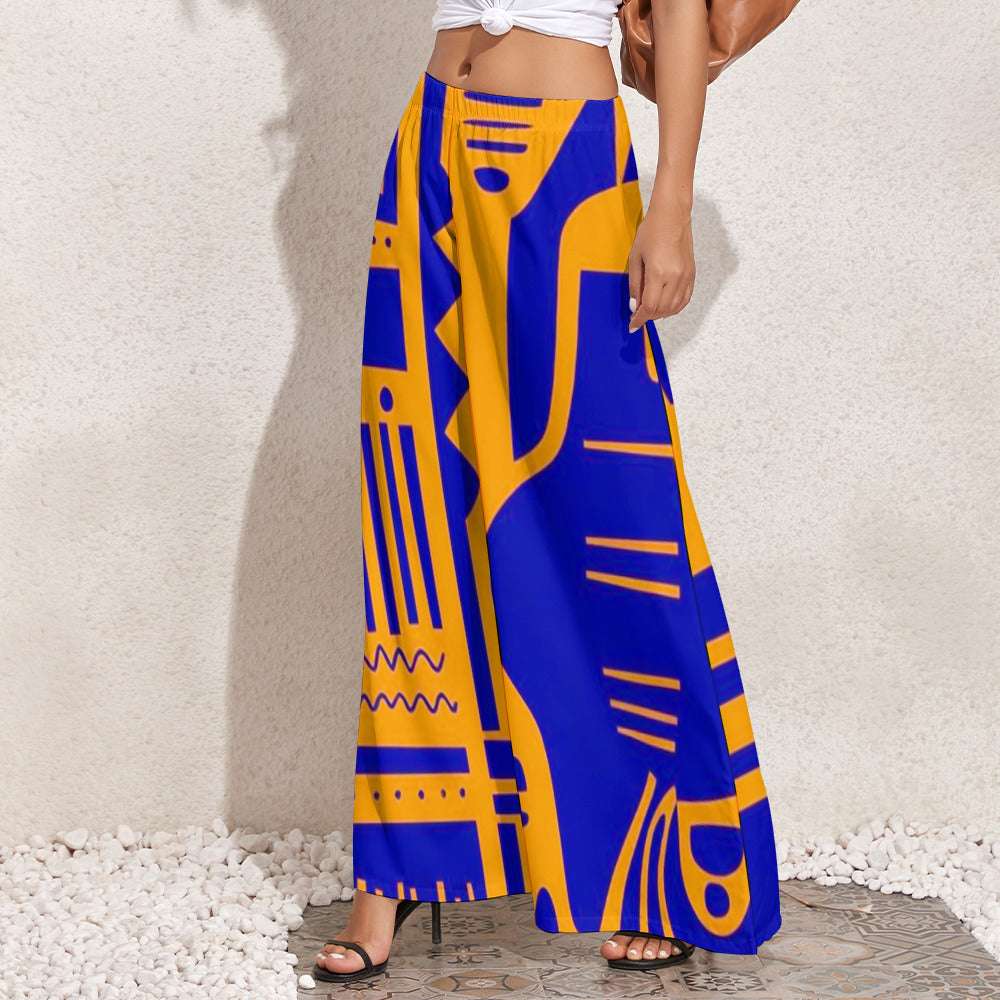 Women's Wearable Art Wide Leg Pants