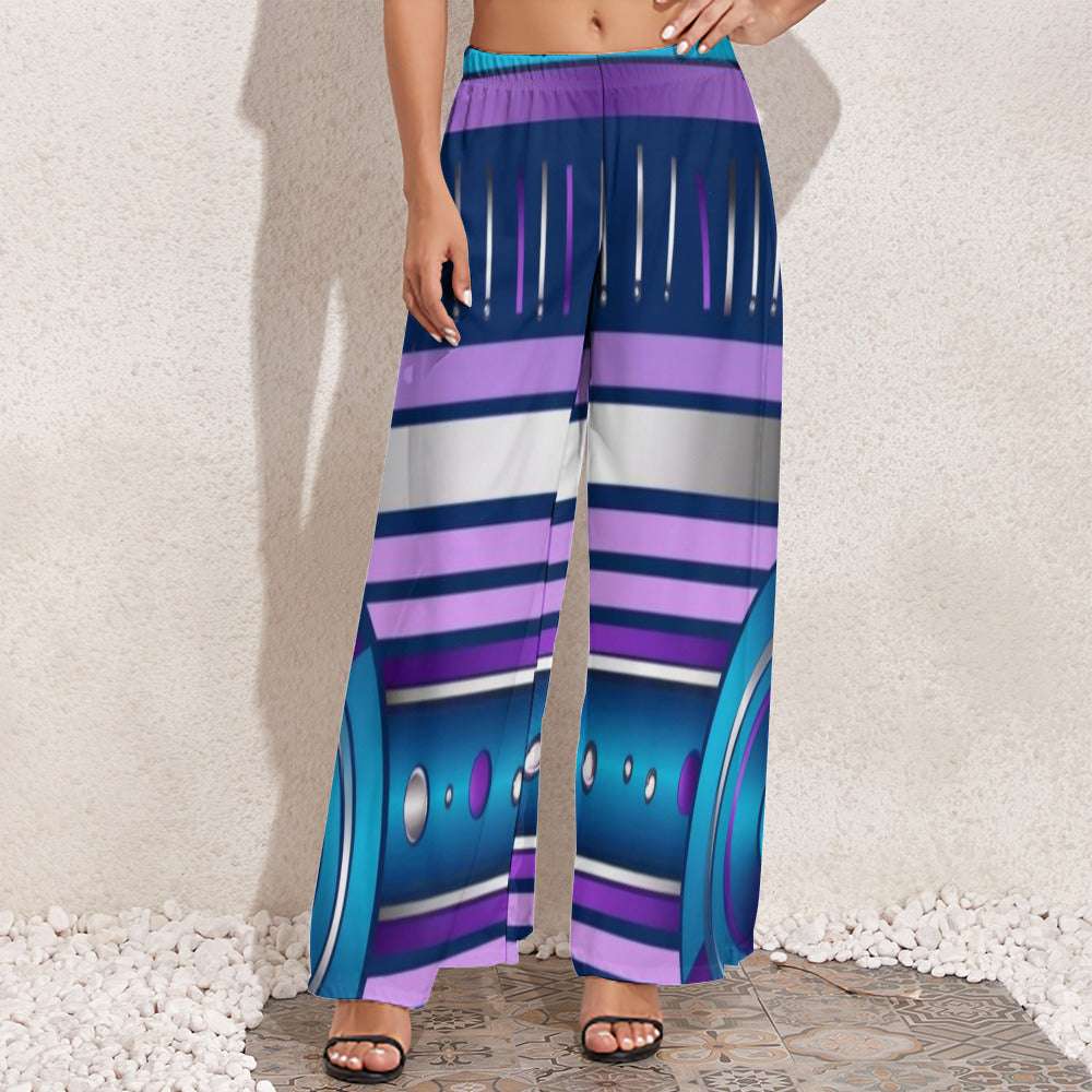 Women's Wearable Art Wide Leg Pants