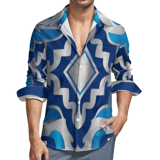Luxe Designed One Pocket Long Sleeve Shirt -  5 Styles Available