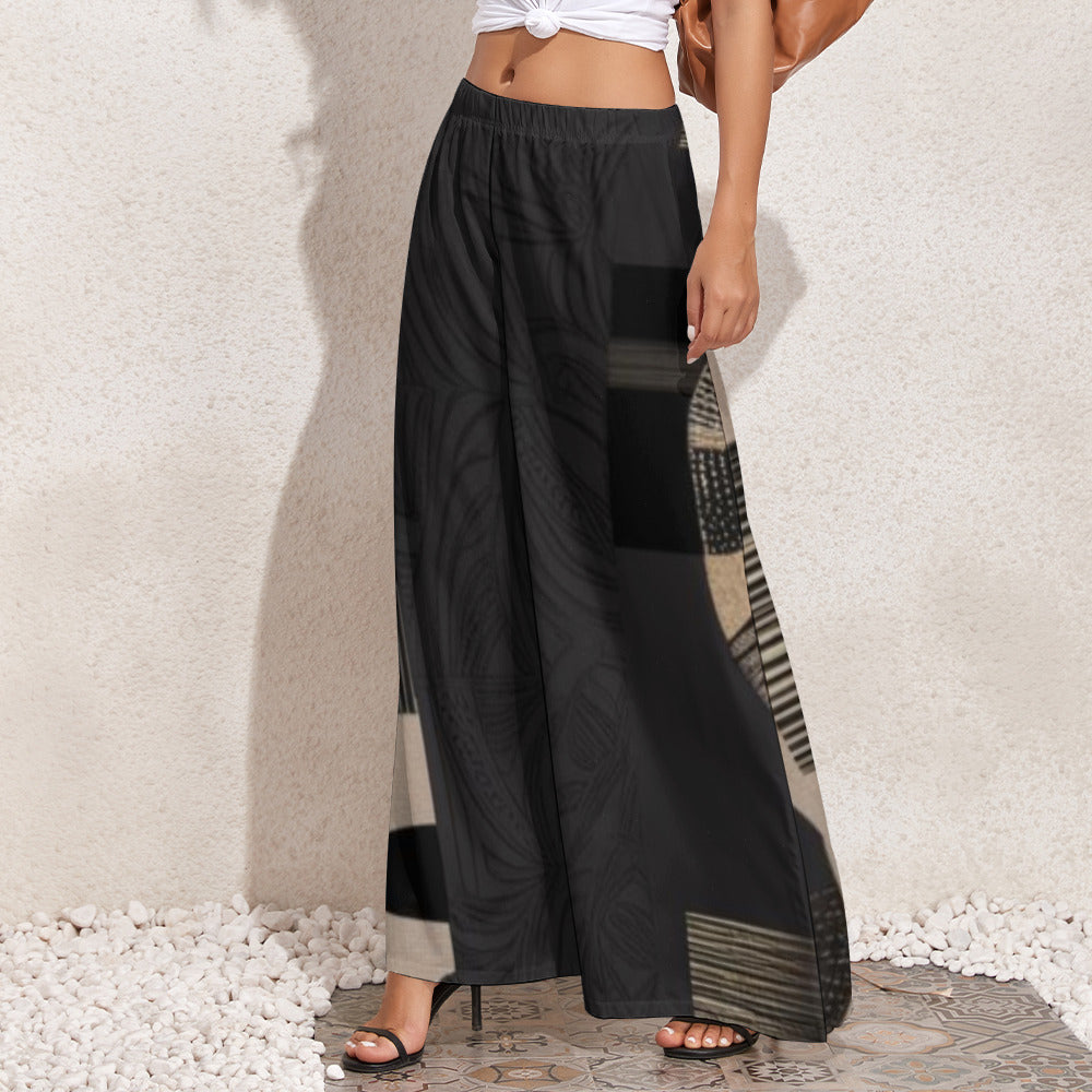 Women's Wearable Art Wide Leg Pants