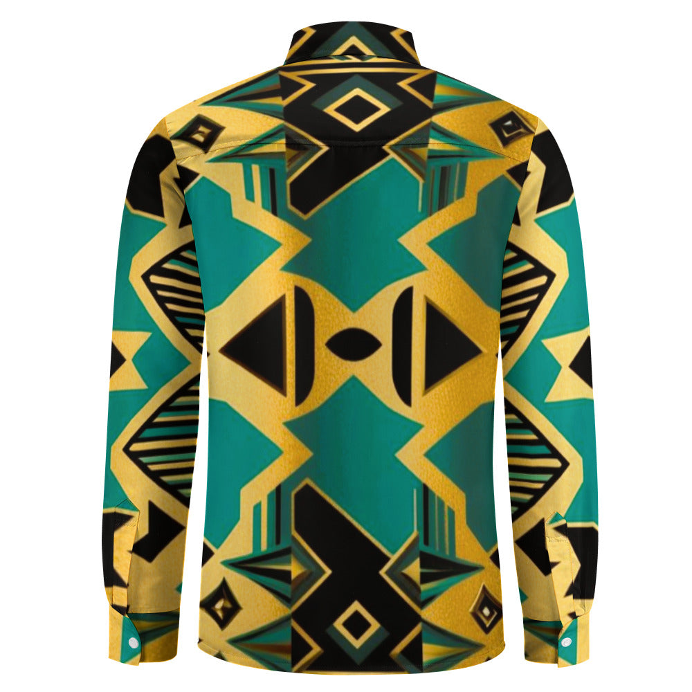 Luxe Designed One Pocket Long Sleeve Shirt -  5 Styles Available