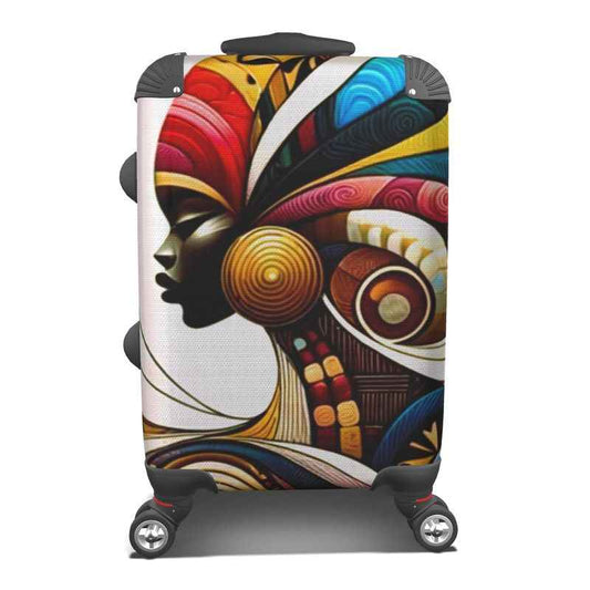 Mother Afrofuturism Luxe Spinner Suitcase Cover
