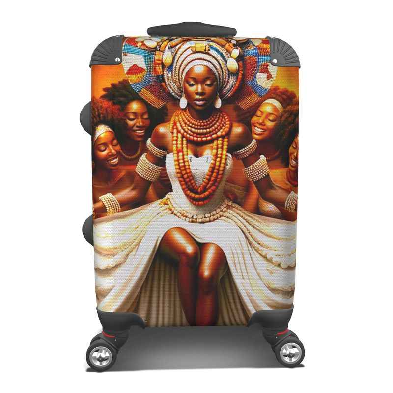 Afrofuturism Luxe Spinner Suitcase Cover