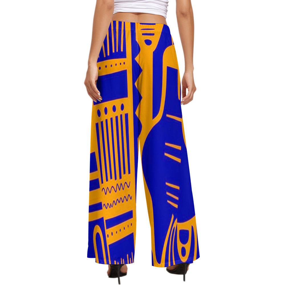 Women's Wearable Art Wide Leg Pants