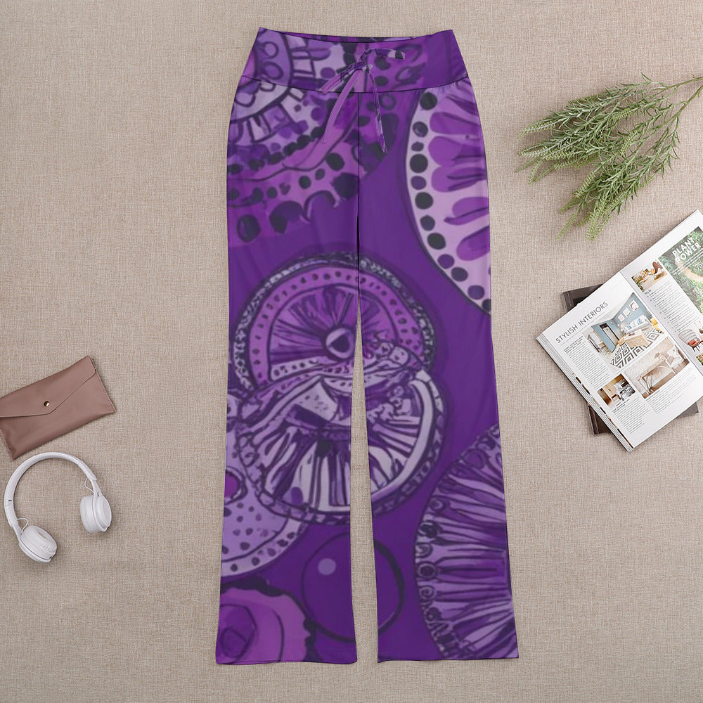 Styled Straight Lace-Up Yoga Pants - 5 Styles Availabe