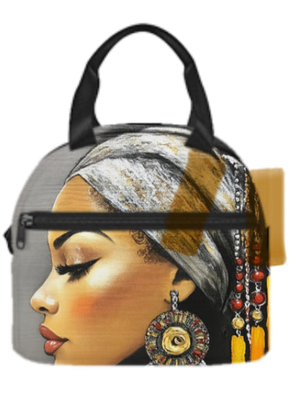 Stylish Custom Graphic  Lunch Bag for Women, Custom Lunch Bag Design,  Insulated Lunch Tote Bags
