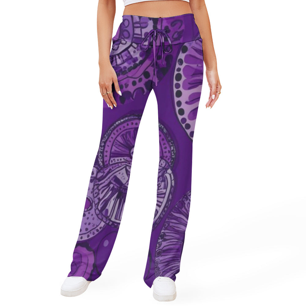 Styled Straight Lace-Up Yoga Pants - 5 Styles Availabe