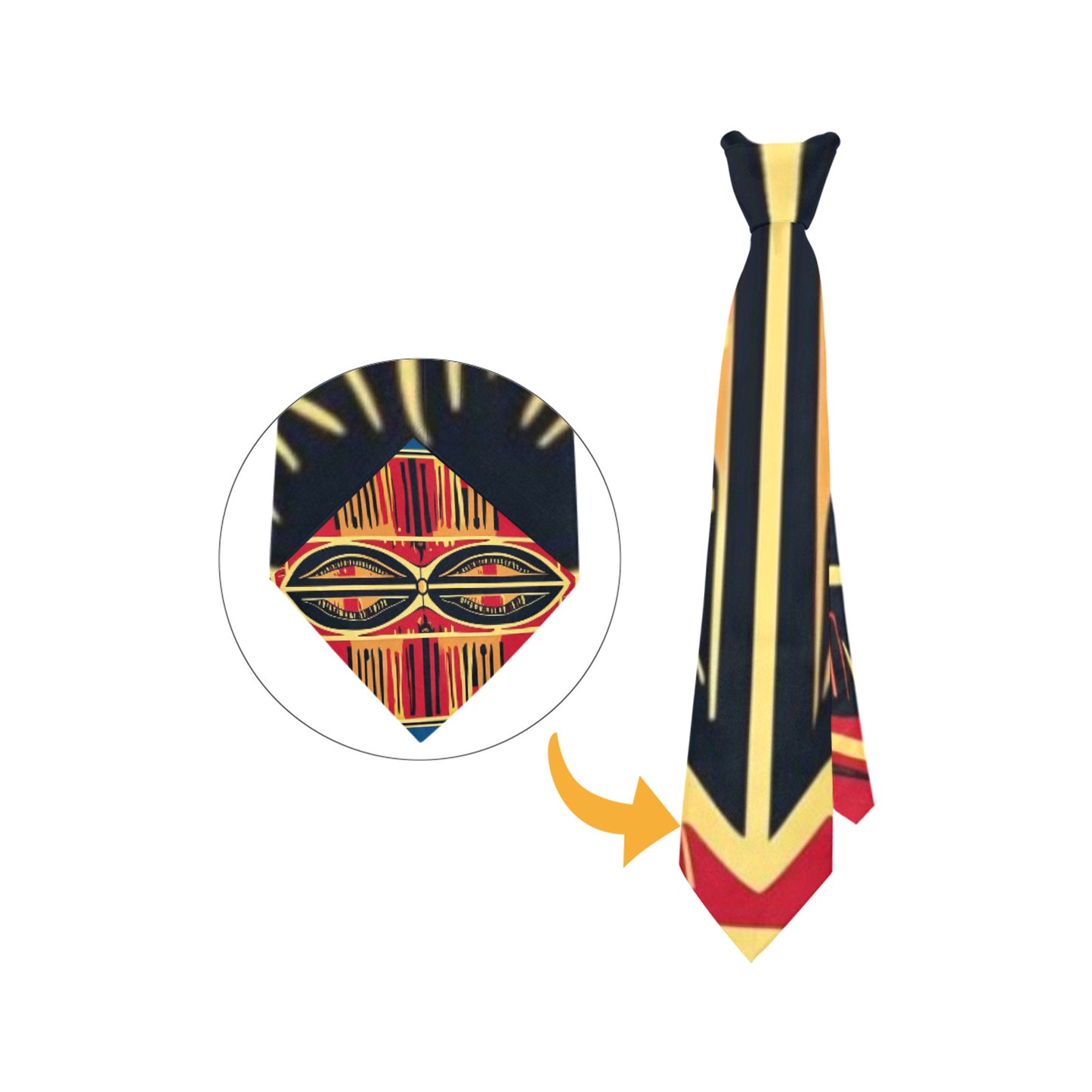 Custom Designed Necktie with Your Hidden Photo - Peekaboo Tie