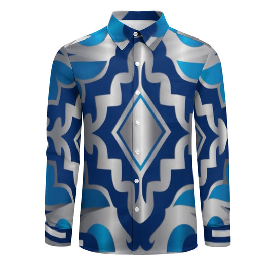Luxe Designed One Pocket Long Sleeve Shirt -  5 Styles Available