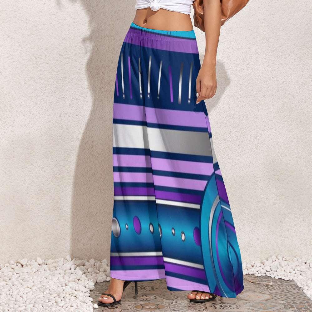 Women's Wearable Art Wide Leg Pants
