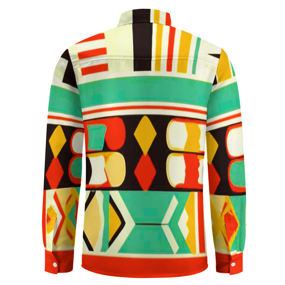 Luxe Designed One Pocket Long Sleeve Shirt -  5 Styles Available