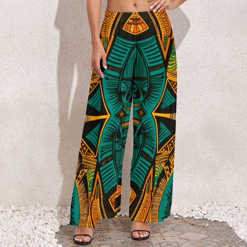 Women's Wearable Art Wide Leg Pants