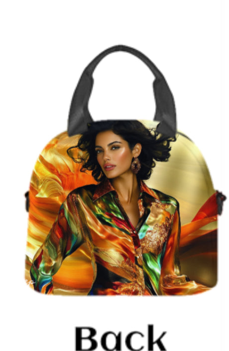 Stylish Custom Graphic  Lunch Bag for Women, Custom Lunch Bag Design,  Insulated Lunch Tote Bags