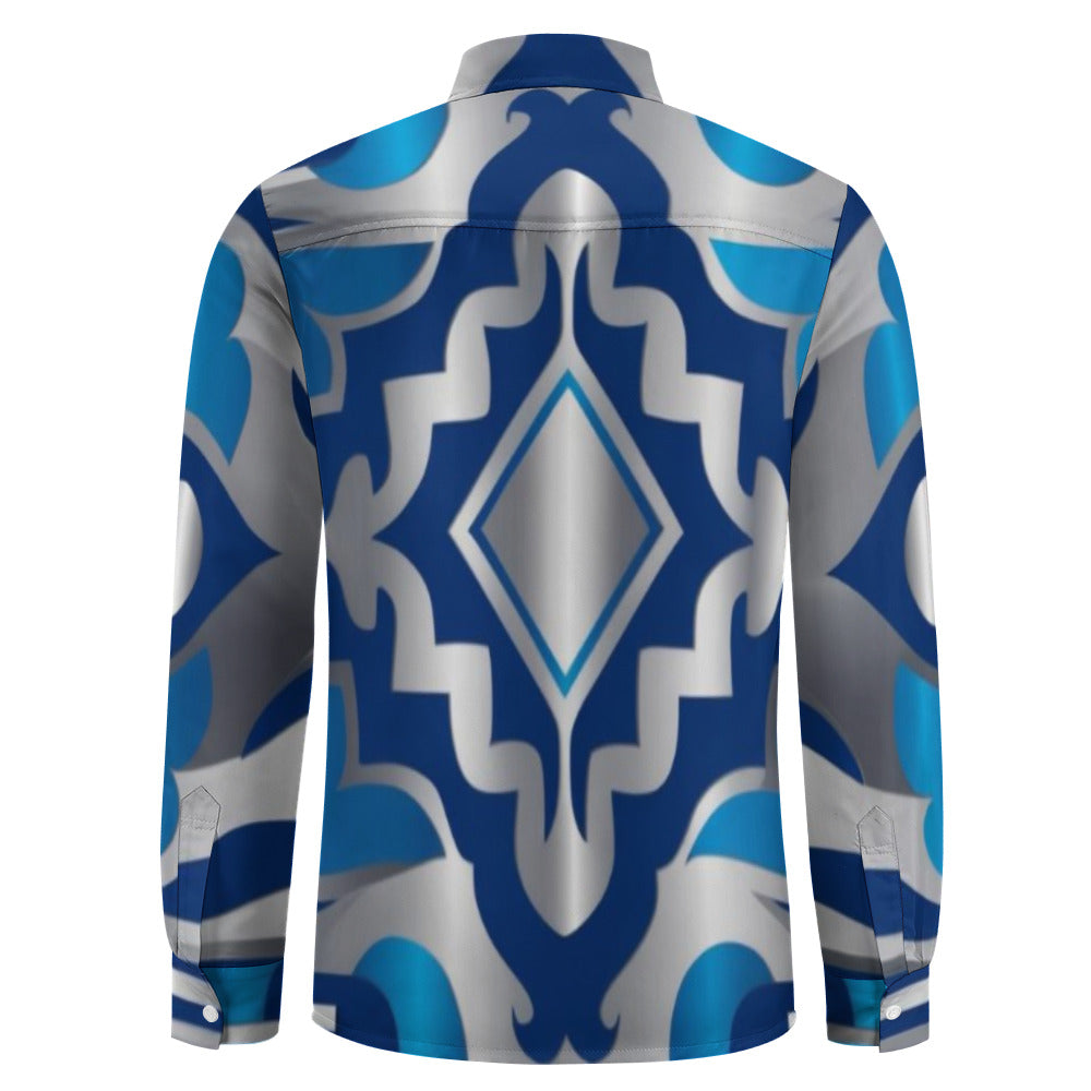 Luxe Designed One Pocket Long Sleeve Shirt -  5 Styles Available