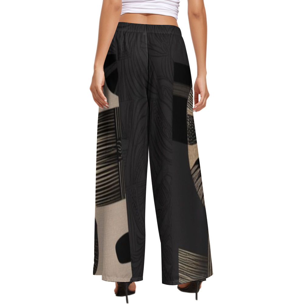 Women's Wearable Art Wide Leg Pants