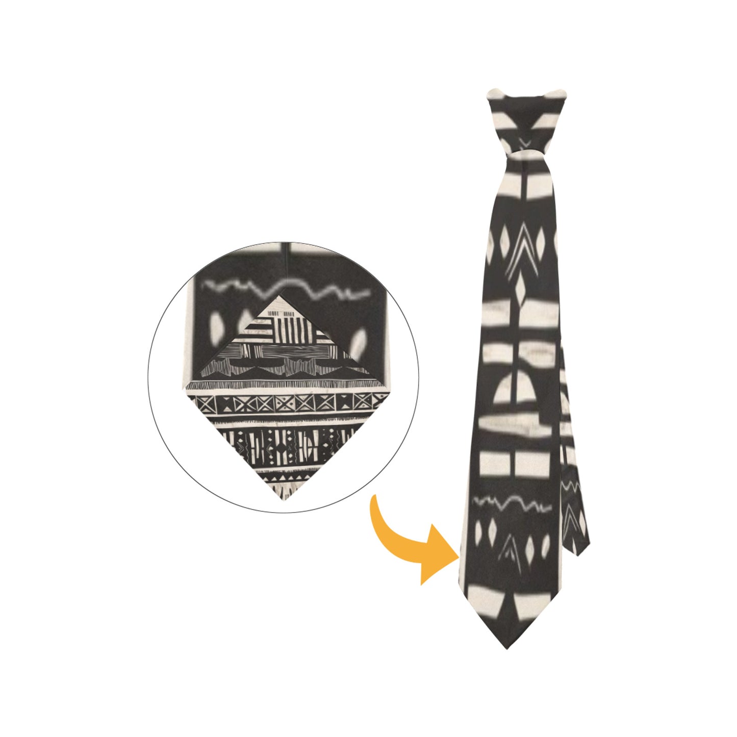Custom Designed Necktie with Your Hidden Photo - Peekaboo Tie