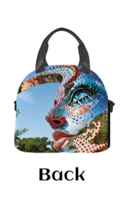 Stylish Custom Graphic  Lunch Bag for Women, Custom Lunch Bag Design,  Insulated Lunch Tote Bags