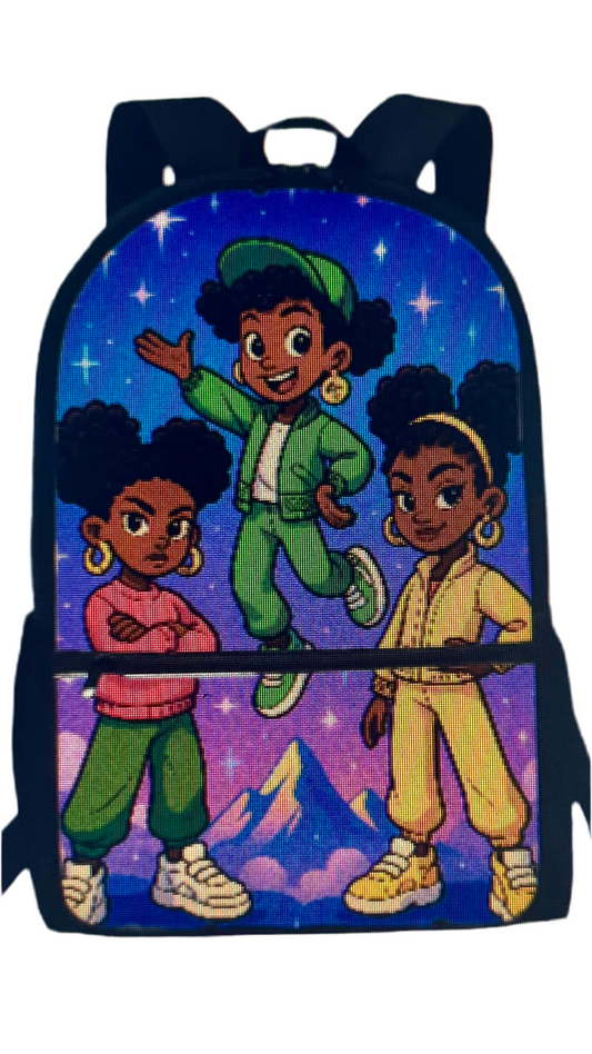 Custom Graphic Backpacks for Kids - Bookbag Backpack - School Bag for Kids Teen - Middle Aged school kids