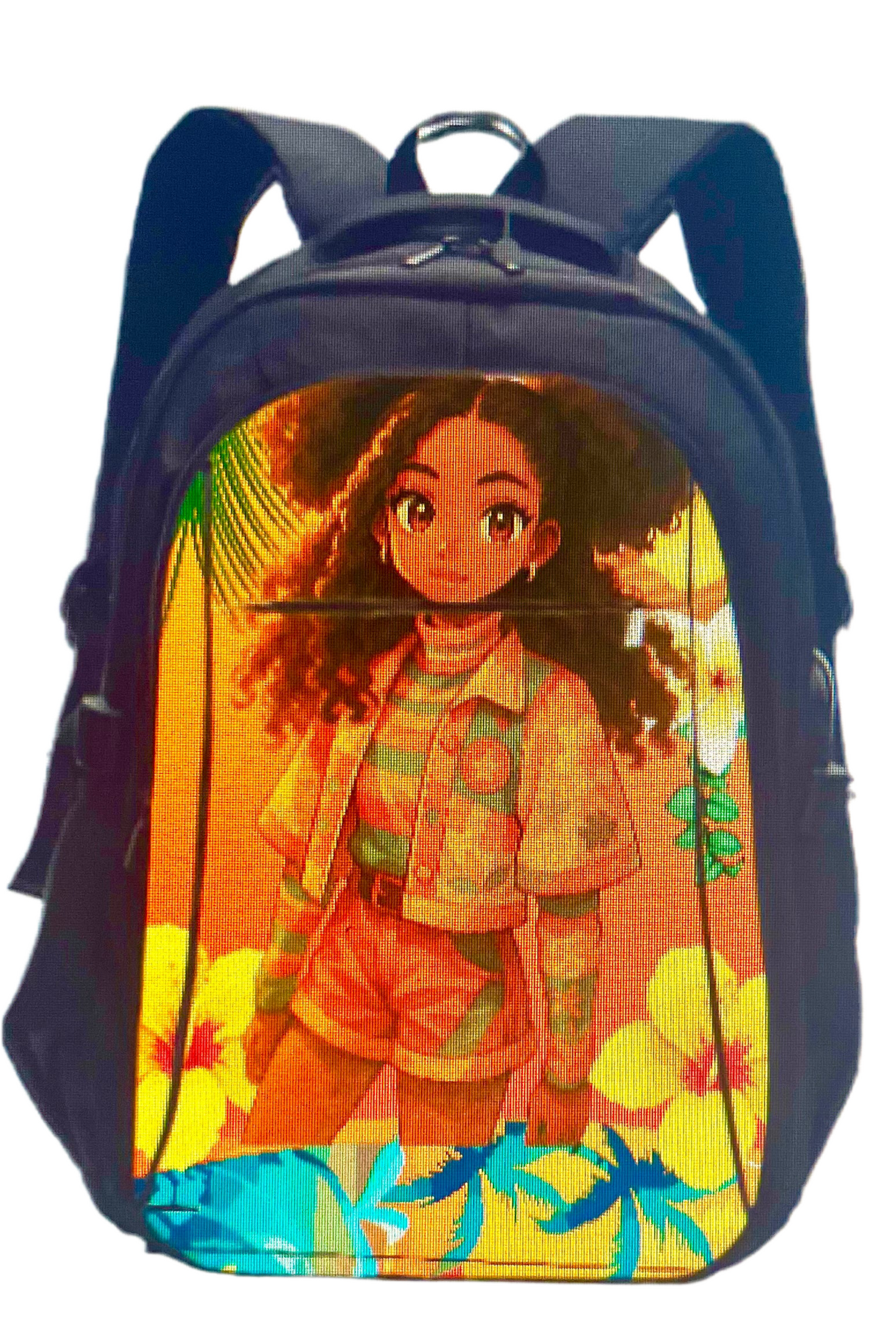 Graphic Custom Backpack Travel Cell Port  Luggage Strap Backpack Large-capacity for Women Men Customize Casual Travel Laptop
