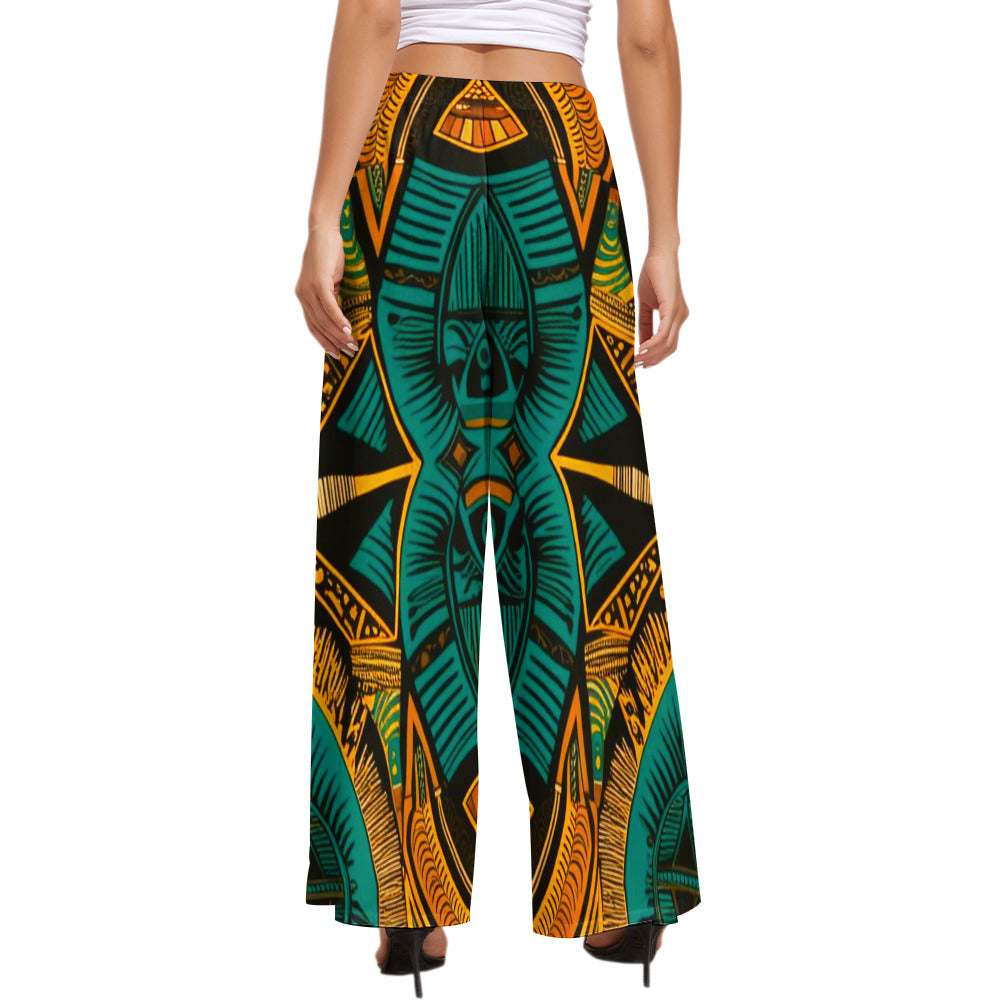 Women's Wearable Art Wide Leg Pants