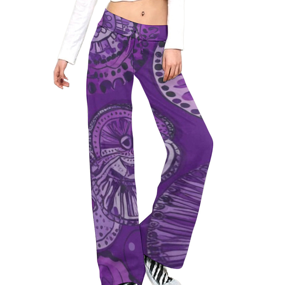 Styled Straight Lace-Up Yoga Pants - 5 Styles Availabe