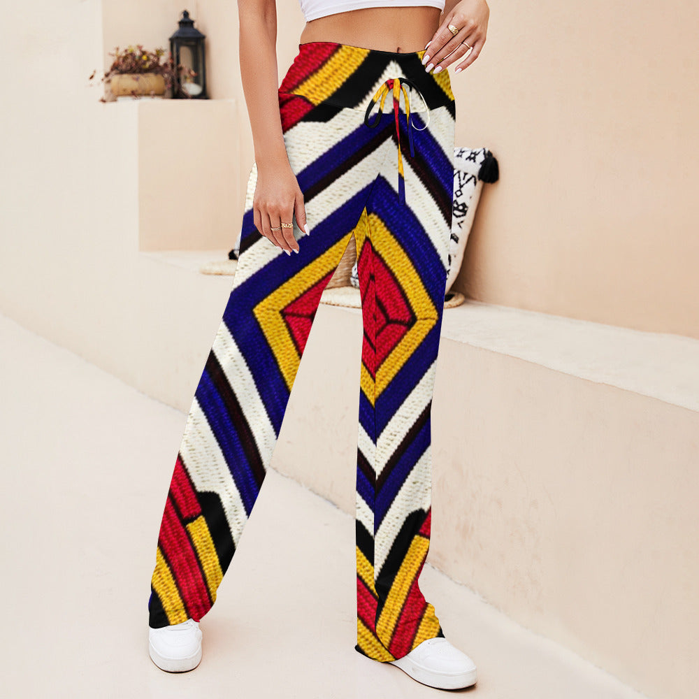 Styled Straight Lace-Up Yoga Pants - 5 Styles Availabe