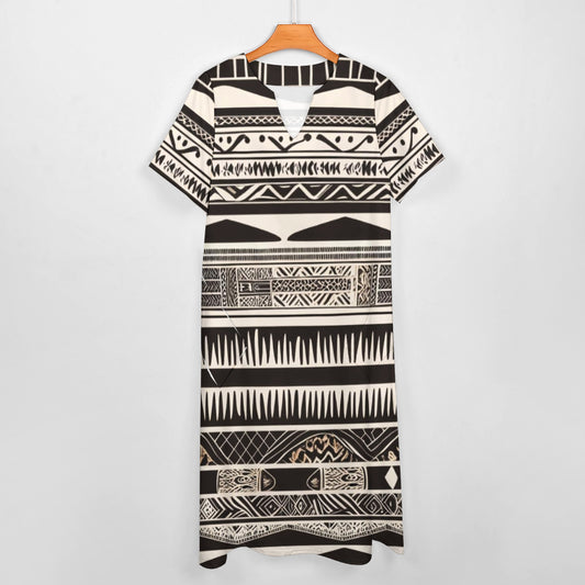 7-point sleeve dress