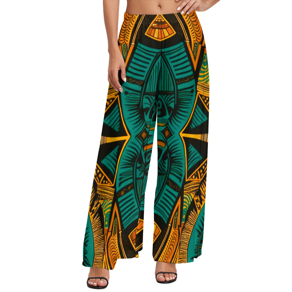 Women's Wearable Art Wide Leg Pants