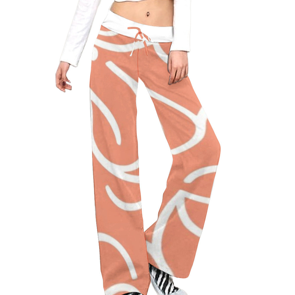 Styled Straight Lace-Up Yoga Pants - 5 Styles Availabe
