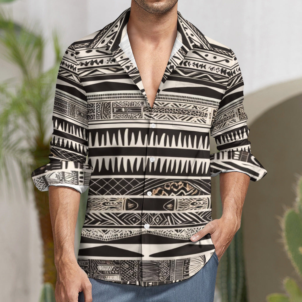 Luxe Designed One Pocket Long Sleeve Shirt -  5 Styles Available